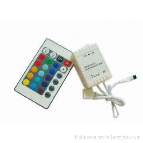 24 Key DC5V, 12V, 24V led Infrared RGB PWM Controller for o